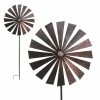 Alpine 72 inch Brown Old Fashion Windmill Garden Stake IFF106L-BR - Garden Accessories