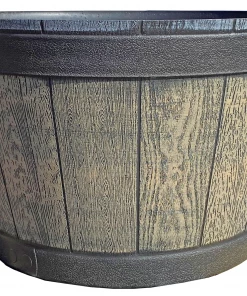 Alpine 22.5" Resin Whiskey Barrel Planter - BAR18523 - Garden Center