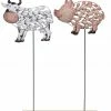 Alpine Assorted Iron Pig and Cow Garden Stake QEL340A - Bird Houses -Alpine Official Shop f3eceb1c42d9c2edf50f20fc0015e7df47cd22fa QEL340A