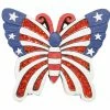 Alpine 9 inch Patriotic Butterfly Stepping Stones WGG374BB - Garden Accessories