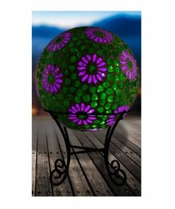 Alpine Jumbo Green and Pink Mosaic Floral LED Gazing Globe with Stand - HMD159A - Garden Accessories 5 Alpine Jumbo Green and Pink Mosaic Floral LED Gazing Globe with Stand - HMD159A - Garden Accessories -Alpine Official Shop fb7c87ba531cf52d3540bf8934caa0cf6057aa37 1317150110 2